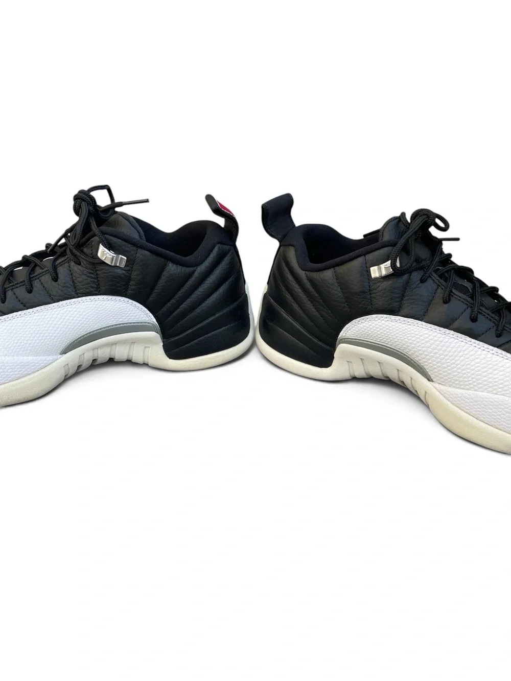 Nike Air Jordan 12 Retro Low Playoffs Black White Red 308317-004 Size 12 EUC 23